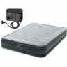 Надувная кровать INTEX Comfort-Plush 67770, 152×203×33 см, встроенный насос 220 V